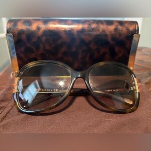 Tory Burch 0TY7022 Square Tortoise Brown Sunglasses Women's Frames